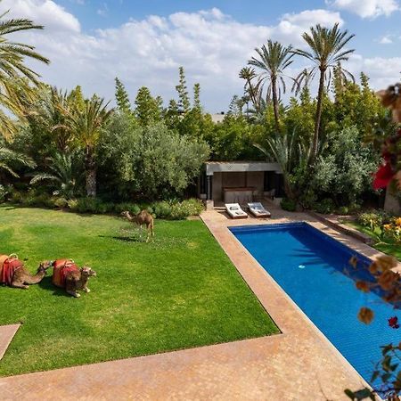 Villa Sahar Palmeraie Avec Piscine Chauffee ! Marrakesh Exterior foto